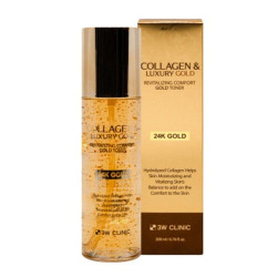 3W CLINIC Collagen&Luxury Revitalizing Comfort Gold Toner 200ml