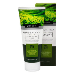 3W CLINIC Green Tea Claensing Foam 180ml