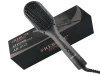 HairREBON AB002 Hot Air Hair Straightener Brush, Negative Ionic Hair Straightener Brush for Smooth, Frizz-Free H