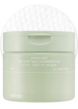 Celimax JI WOO GAE One Step Mild Cleansing Pad 225ml/60pads